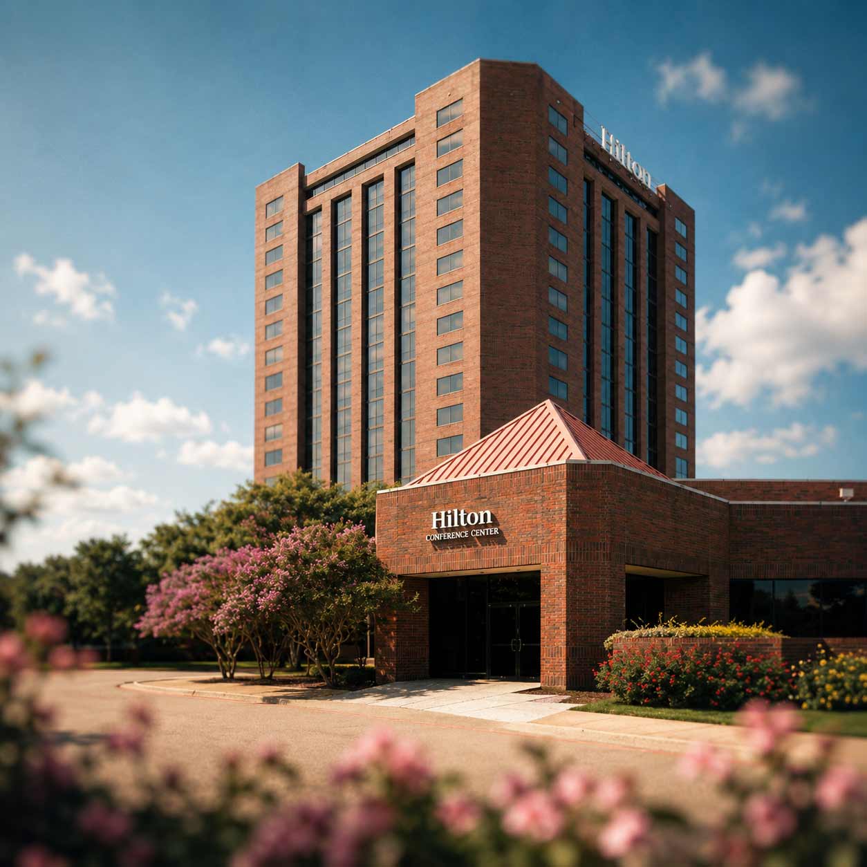 Exterior of Hilton Richardson Dallas